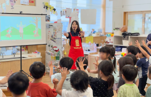 厚木市 おなか元気教室 おなかたいそうの様子